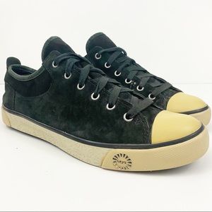 UGG Evera Black Suede Sneakers Size 8‎